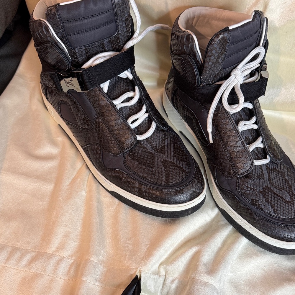 Louis Vuitton Python leather Brown&Gray Men size 9 - image 1